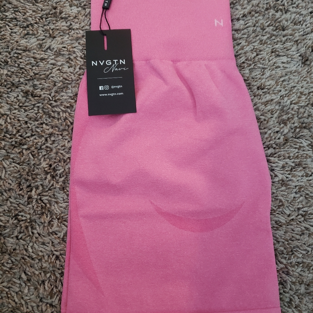 NVGTN Bubblegum Pink Contour Shorts M